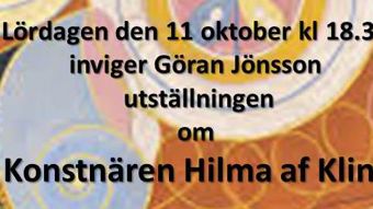 Hilma af Klint och veterinärmedicin, vernissage SLU i Skara