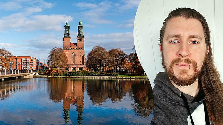 Anders Levay är projektledare på Eskilstuna kommun och en av flera gästföreläsare på studiebesöket för fastighetsägare som vill bli mer klimatsmarta.