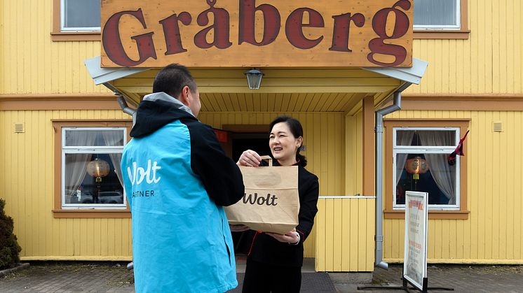 Gråberg, en institusjon i Elverum, er en av spisestedene som tilbyr hjemmelevering gjennom Wolt
