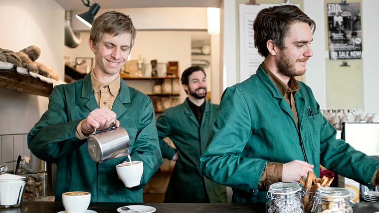 "Cyklister är en stämningshöjare i kaffebaren"