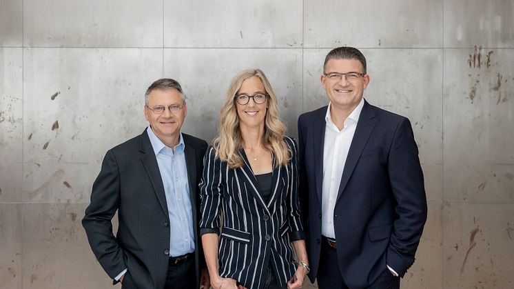 Vorstand SYZYGY GROUP v.l: Erwin Greiner (CFO), Franziska von Lewinski (CEO), Frank Ladner (CTO)