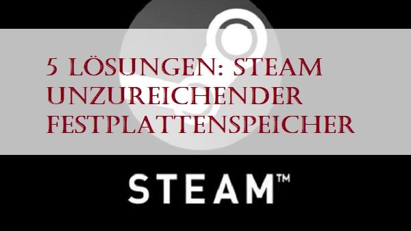 Steam unzureichender Festplattenspeicher