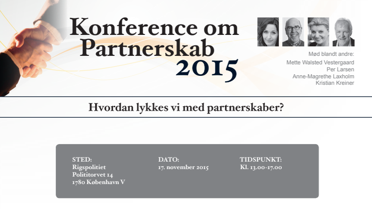 Program på partnerskabskonferencen