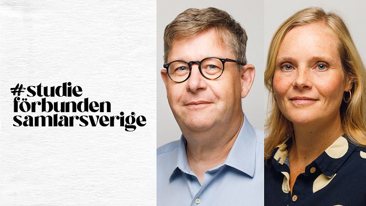 NBVs rektor Göran Hägerdal och regionchef Hanna Björk. 