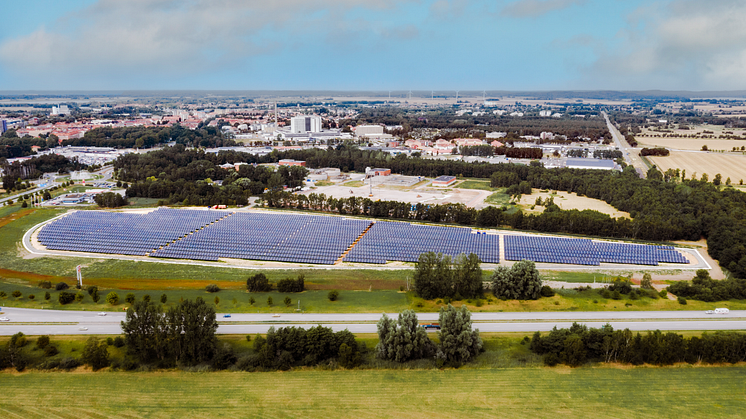 C4 Energis solcellspark Solpunkten uppmärksammas i ett EU-projekt