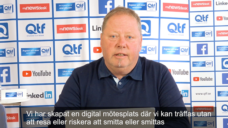 Elving Isaksson, QTF, bjuder in till möten digitalt