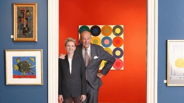 Alexa og Jesper Bruun Rasmussen i auktionshuset i Bredgade 33 i København.