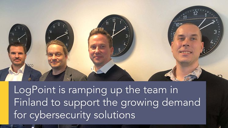 LogPoint welcomes three new LogPointers to its Finnish location, contributing comprehensive cybersecurity knowledge and skills