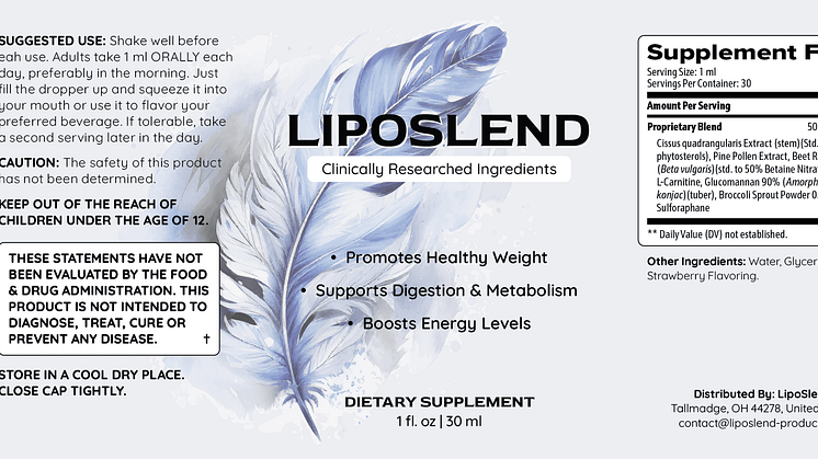 benefits of LipoSlend