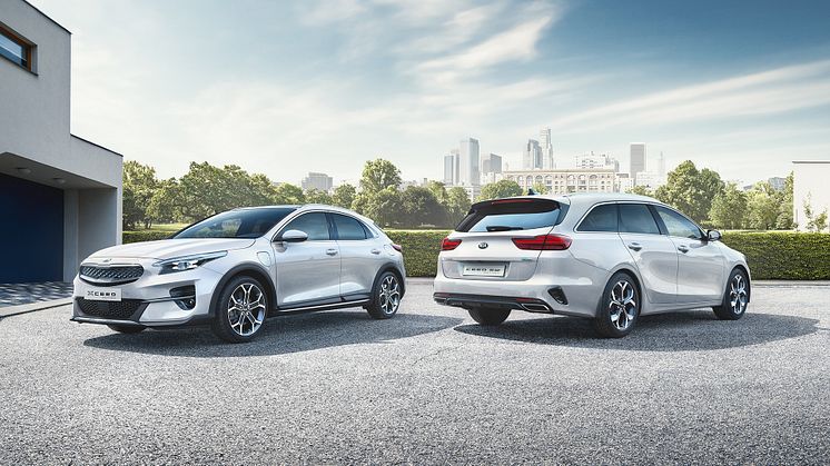 Kia Ceed Sportswagon och Kia XCeed visas upp som laddhybrider