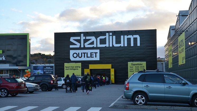 Stadium Outlet fortsätter att växa – öppnar butik i Göteborg  