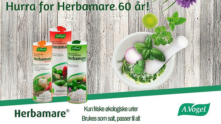 Hurra for Herbamare 60 år!