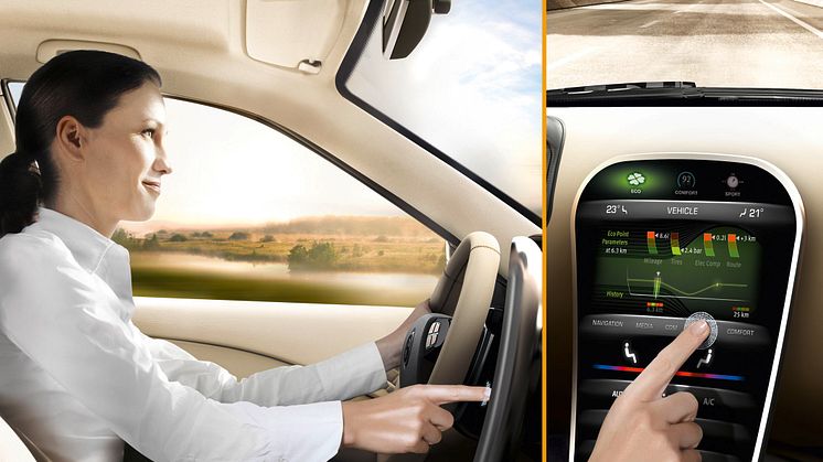Continental forsterker veisikkerheten gjennom trykksensitive overflater i bilen