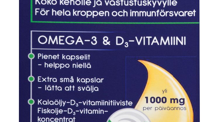 Tutkimus: Omega-3-rasvahappovalmiste parantaa kognitiivista suorituskykyä, kun arviointiperusteena käytetään työmuistia 