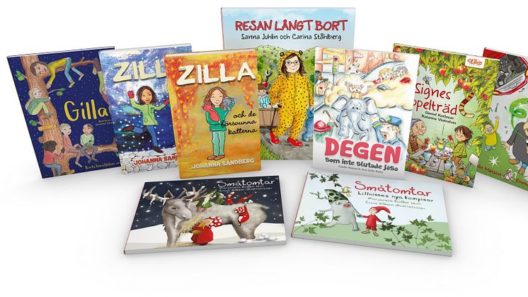 Förlagets nio mest sålda barnböcker ingår i projektet ”Klassboken”.