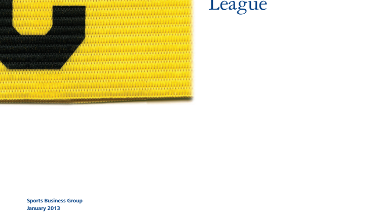 Deloitte Football Money League 2013