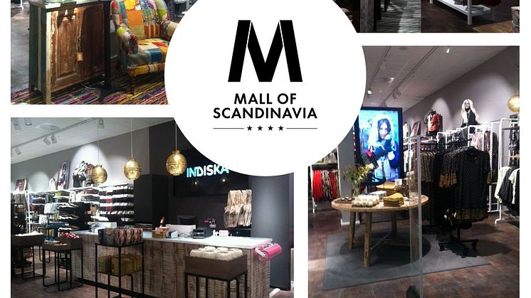INDISKA öppnar butik i Mall of Scandinavia