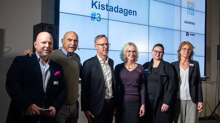 Några av talarna vid Kistadagen #3: Lukas Forslund, Arthur Buchardt, Staffan Ingvarsson, Emelie Eriksson, Veronica Palmgren, Ylva Gomér Forss.