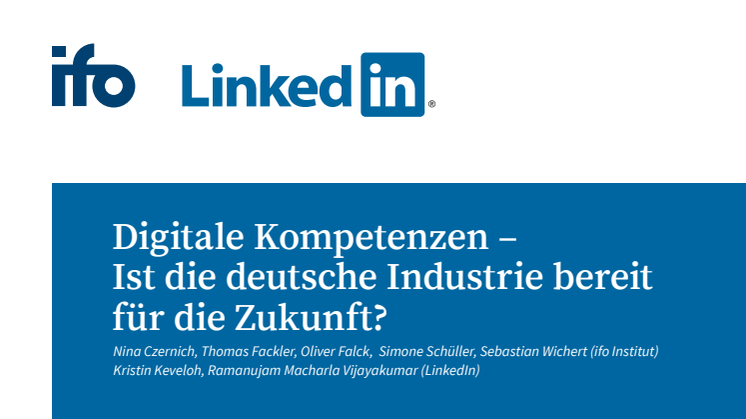 LinkedIn: ifo Studie Digitalkompetenzen in der Industrie