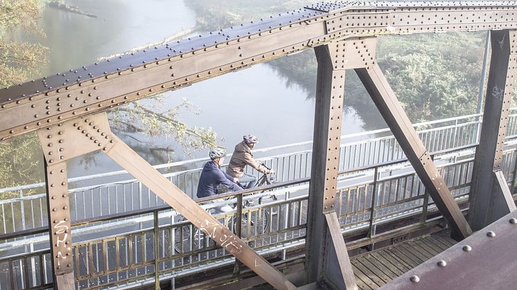 Die Ruhrbrücke in Wickede (Copyright: RuhrtalRadweg)