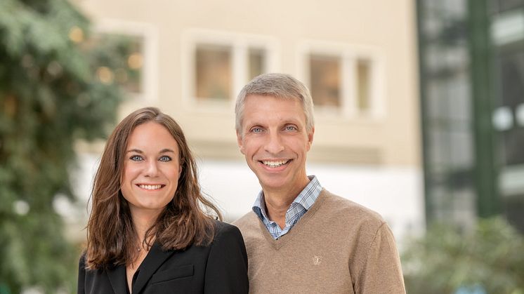Maria Rotzius, lösningsarkitekt/rådgivare och Roland Palmqvist, utvecklingschef på Tutus Data.