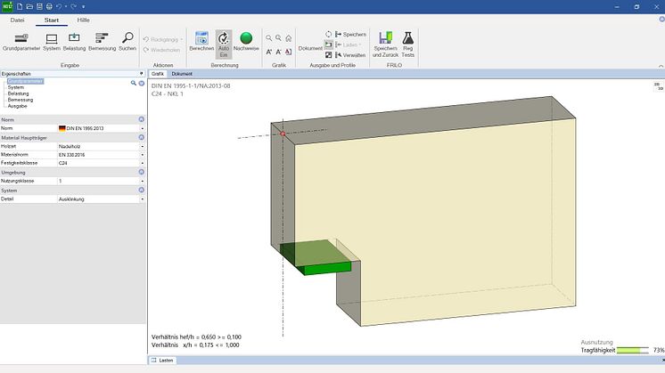 Release 2023-2: FRILO presents new program for the calculation of member models in reinforced concrete construction