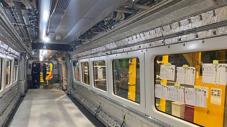 London Northwestern Railway - Class 730 Interior - Bombardier production line