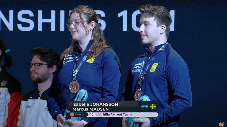 Madsen och Johansson säkrade Sveriges tredje medalj på EM