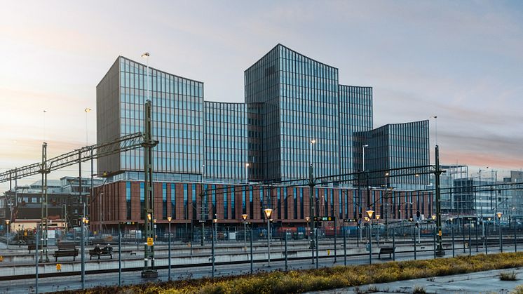 Den nya domstolsbyggnaden i Malmö