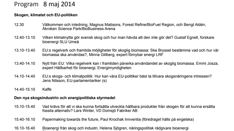 Seminarium i Sundsvall: Ska vi låta EU få bestämma? 