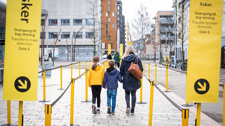 Vestfoldbanen stengt mellom Skien og Tønsberg 30. nov. – 11. des. 2022