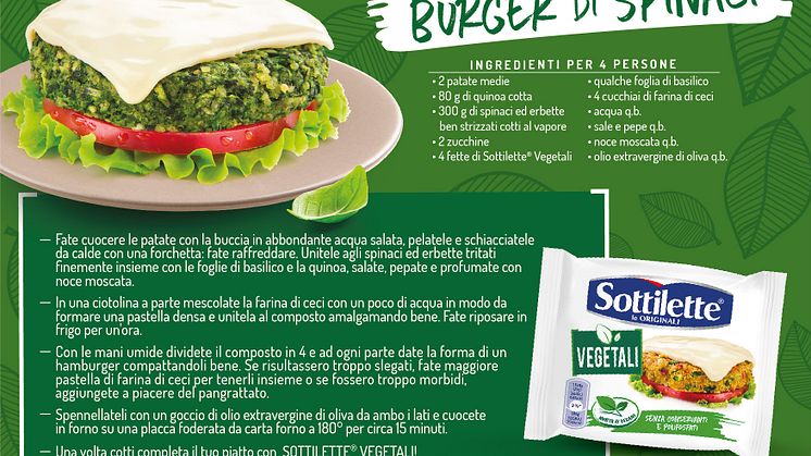 Grande novità da casa Mondelez Arrivano le nuove Sottilette® Vegetali