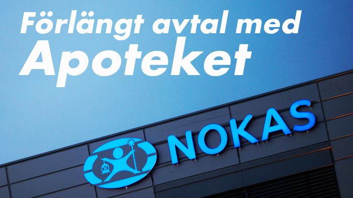 ​Nokas och Apoteket förlänger samarbetet