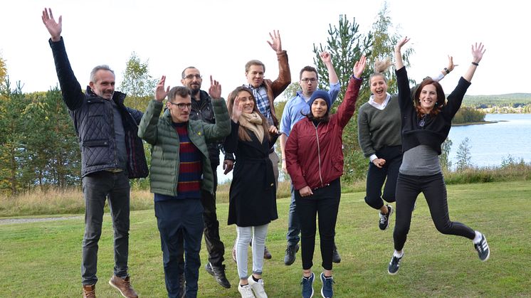 Kickoffen i Tavelsjö hoppas deltagarna blir en flygande start på deras resa från affärsidé på servett till  framgångsrikt bolag.