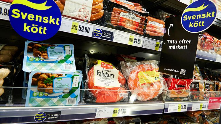 Butikskampanj för ursprungsmärkning av kött och charkuterier