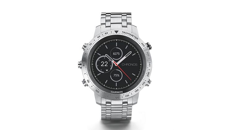 Garmin® fēnix® Chronos  en sofistikerad klocka med GPS för idrottare och äventyrare 