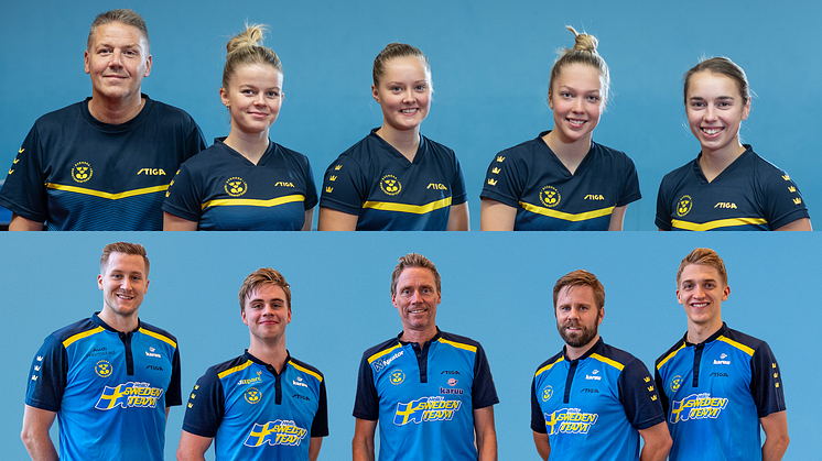 Från vänster till höger: Peter Blomquist, Filippa Bergand, Jennifer Jonsson, Stina Källberg, Linda Bergström. Ny rad: Mattias Falck, Truls Möregårdh, Jörgen Persson, Jon Persson, Anton Källberg. Foto: Sven Larsson och Stefan Sjödin