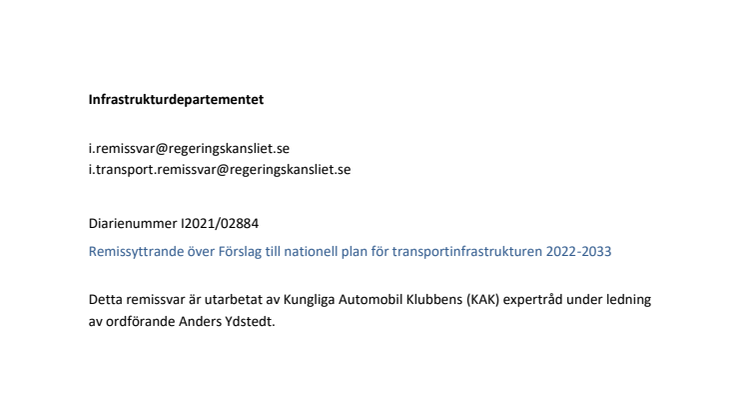 Kungliga Automobil Klubben_remissvar_ nationell_plan_I202102884.pdf