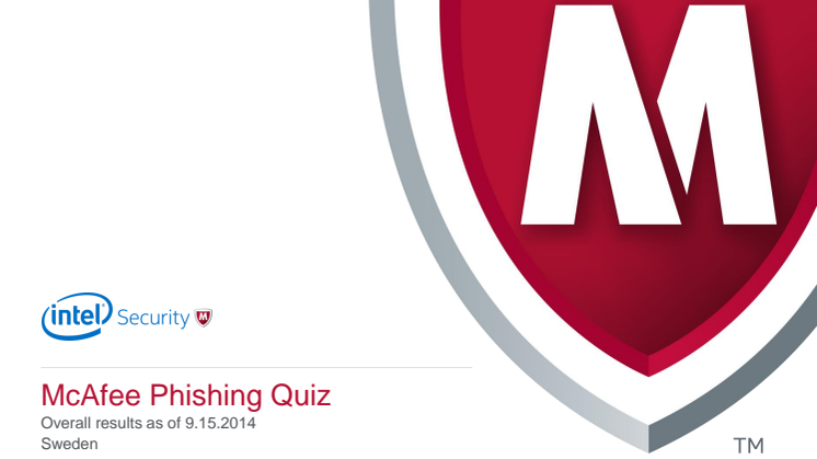 McAfee Phishing Quiz - Sverige