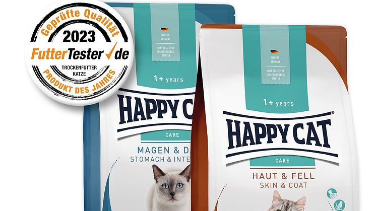 Happy Cat: Zwei Produkte landen auf dem Siegertreppchen zum "Produkt des Jahres"