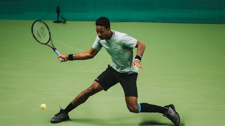 Gaël Monfils i BNP Paribas Nordic Open 2023. Foto: Alexander Scheuber