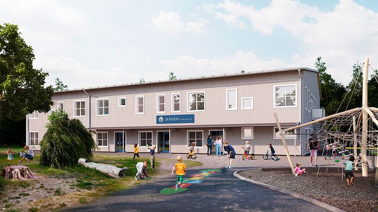 JENSEN förskola Gunsta öppnar hösten 2023