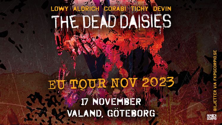 The Dead Daisies – hårdrockens mesta supergrupp – kommer till Sverige