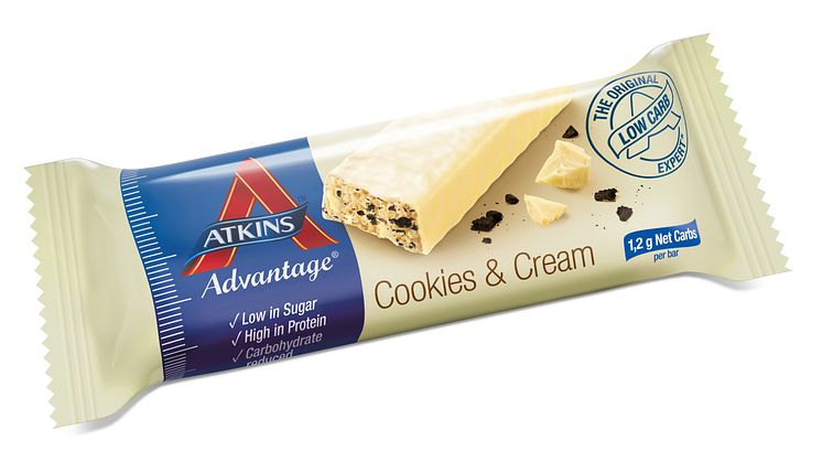 Atkins ADV Cookies&Cream single bar 