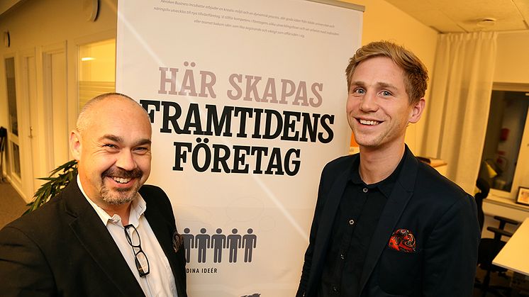 Christian Söderberg, Åkroken Business Incubator och Tommy Eriksson, Ånge Kommun