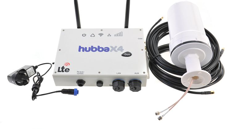 Lower cost European and Global roaming data for Buzz Marine's Hubba X4 range of marine mobile broadband systems.