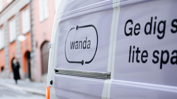 Wanda hämtar, förvarar och returnerar dina saker till dörren