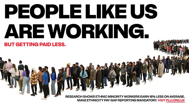 Iconic ‘LABOUR ISN’T WORKING’ advert reimagined: Non-profit asks government for mandatory ethnicity pay gap reporting