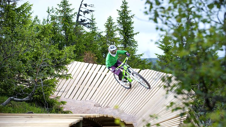 SkiStar Sälen: Midnattscykling i Sälen Bike Park