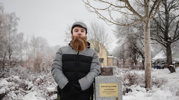 Sverige första landet i världen med monument tillägnat internetkultur